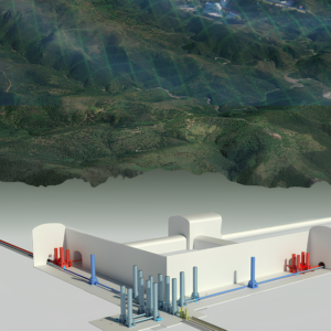 Rendering dell'Einstein Telescope INFN