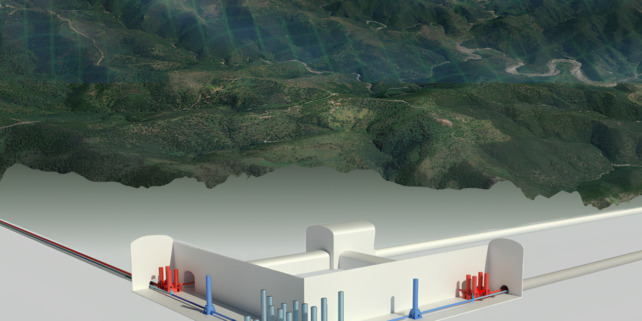 Rendering dell'Einstein Telescope INFN